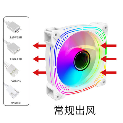 Prism 2nd Gen 12CM ARGB PWM Cooling Fan for PC